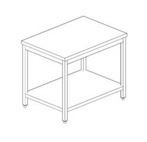 Стол центральный с полкой